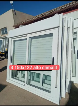 Ventana aluminio 140x133 Climalit