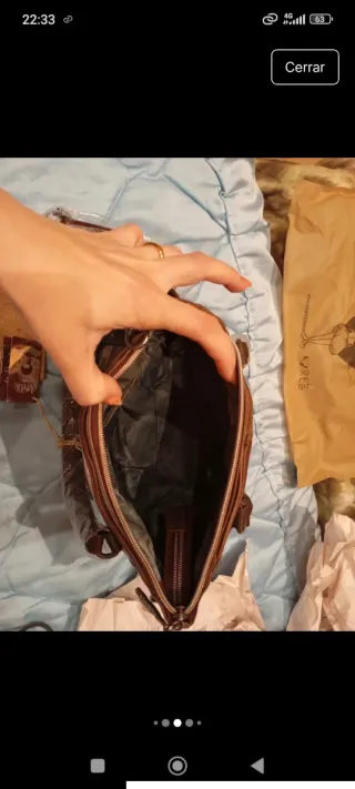 Borsa Anekke Beige e Marrone