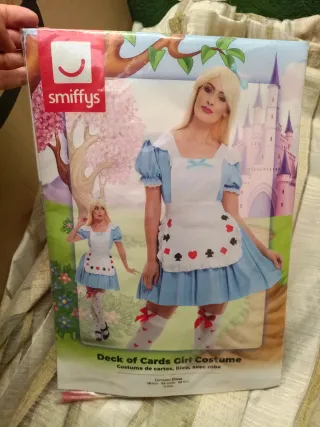 Smiffys Disfraz de nina baraja de cartas Tamaño: S