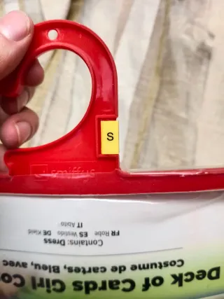 Smiffys Disfraz de nina baraja de cartas Tamaño: S