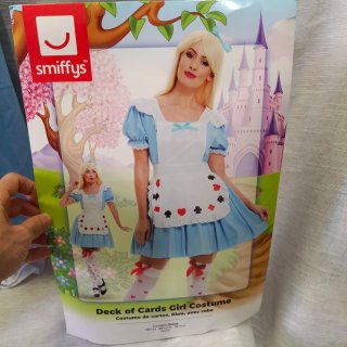 Smiffys Disfraz de nina baraja de cartas Tamaño: S
