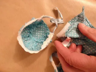 Vestido y gorro Barriguitas vintage