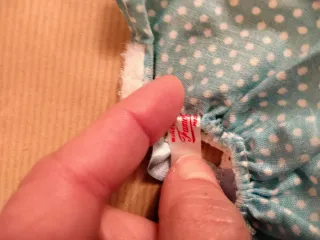 Vestido y gorro Barriguitas vintage