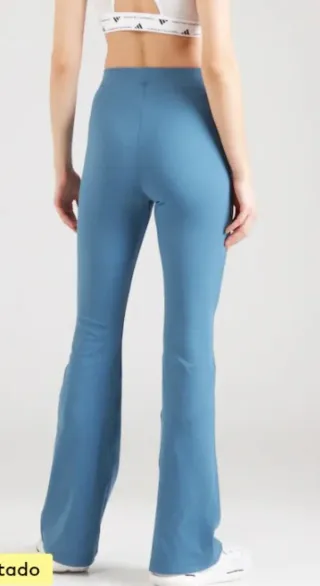 Leggings acampanados Adidas azul