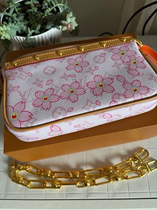 Bolso Louis Vuitton Rosa y Blanco