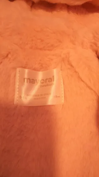 Chaqueta bebé Mayoral rosa lunares