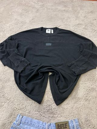 Sudadera Adidas Negra Manga Larga