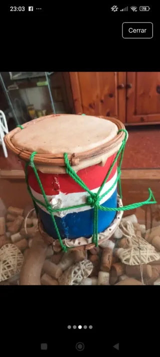 Tambora Dominicana Artesanal Pequeña