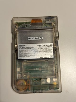 Nintendo Game Boy Pocket Clear Ed Limitada