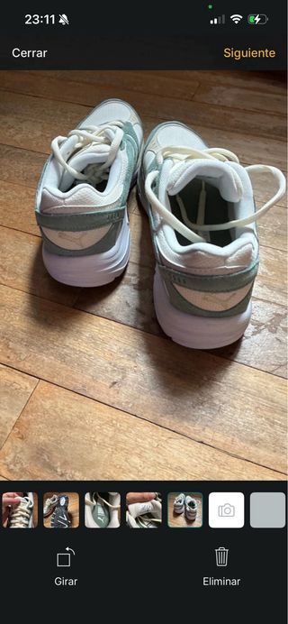 Zapatillas Puma Verdes y Blancas