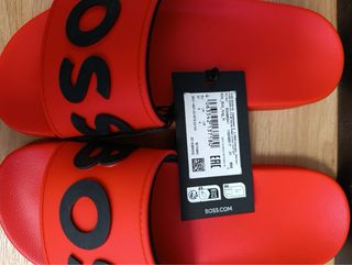 Chanclas Boss Rojas Originales