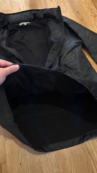 Chaqueta hombre abrigo negra