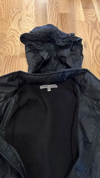 Chaqueta hombre abrigo negra