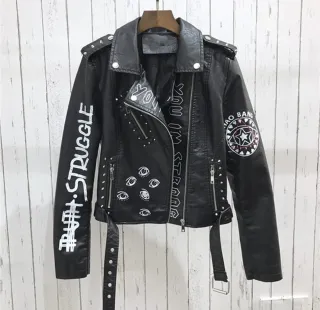 Cazadora Pull&Bear Negra Motera