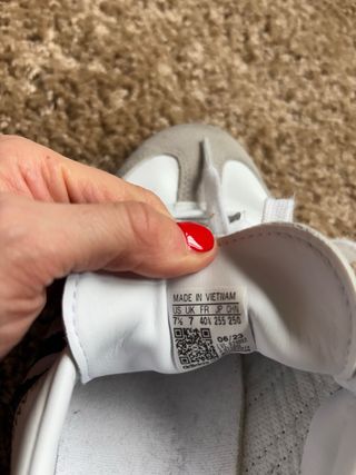 Zapatillas Adidas Samba Mujer Blancas/Gris