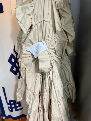 Traje Flamenca Beige Talla 40