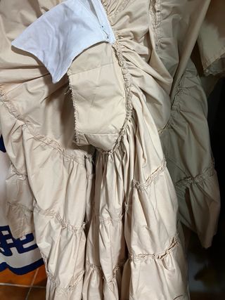 Traje Flamenca Beige Talla 40