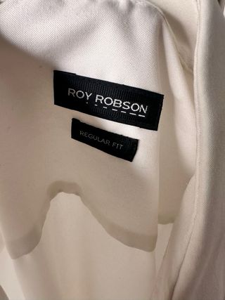 Camisa Roy Robson Hombre Blanca