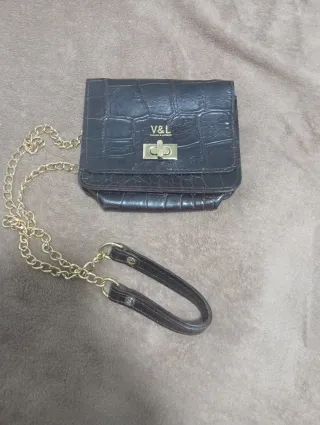 Bolso Victorio & Lucchino Marrón y Dorado