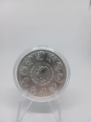 Moneda Plata 999 Libertad México 2021 1 Onza