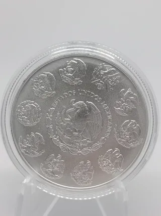 Moneda Plata 999 Libertad México 2021 1 Onza