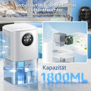 Deshumidificador Eléctrico 1800ml