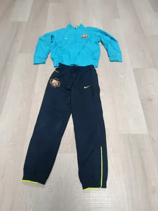 Chándal Vintage FC Barcelona Nike Azul/Negro