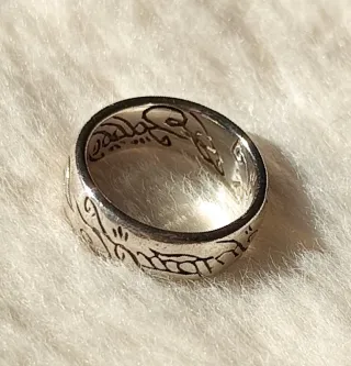 Anillo Plata El Señor de los Anillos