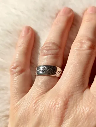 Anillo Plata El Señor de los Anillos