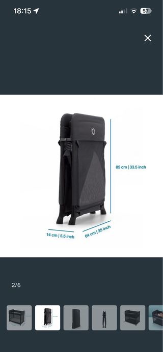 Cuna de viaje Bugaboo Stardust