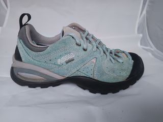 Botas de trekking Asolo grises y turquesa