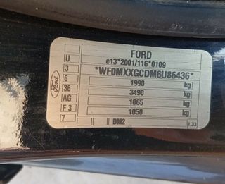 Capot ford 460584 focus c-max (cap) connection