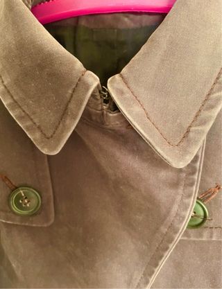 Cappotto foderato marrone con cintura