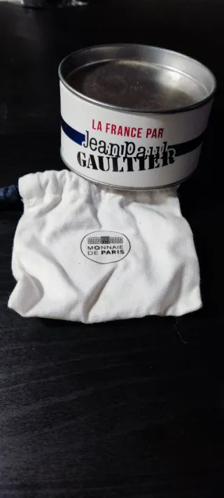 Moneda Plata Jean Paul Gaultier Gallo 2017 Tricolo