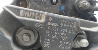 Alternador opel 144237 0124425020 astra h ber.