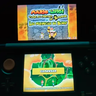 Mario Luigi Viaje al Centro de Bowser Nintendo 3DS