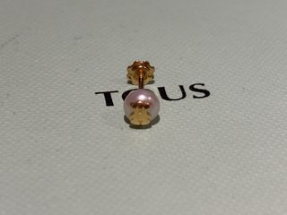 Pendiente Tous Oso Perla Oro