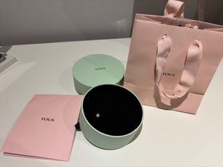 Pendiente Tous Oso Perla Oro