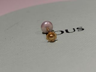 Pendiente Tous Oso Perla Oro