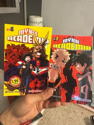 Primeros tomos My Hero Academia