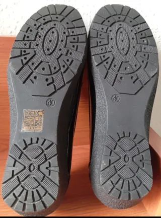 Zapatos planos grises talla 40