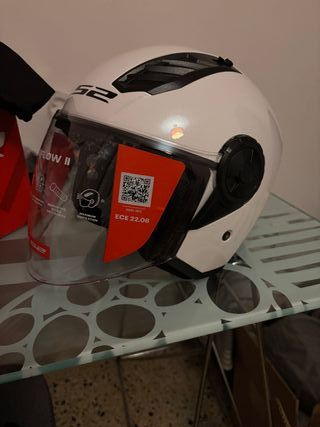 Casco LS2 OF616 Airflow II Blanco Talla XL