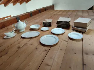 Servizio piatti René Martin porcellana