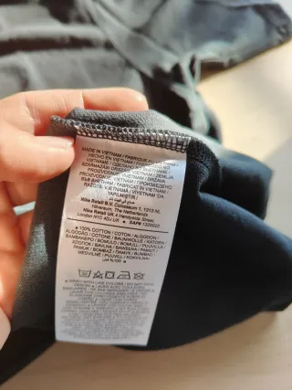 T-shirt Nike PSG uomo nera