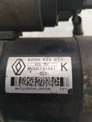 Motor arranque renault 8200426577 clio fase 110643