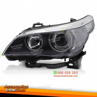 Faro delantero de xenón izquierdo para BMW E60 E6