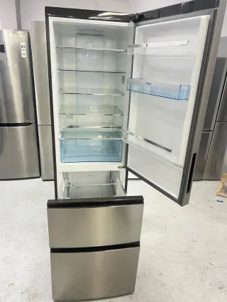 Nevera Combi Haier Acero Inoxidable 190 x 60 X 65