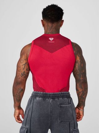 Camiseta de tirantes compresión YoungLA Superman