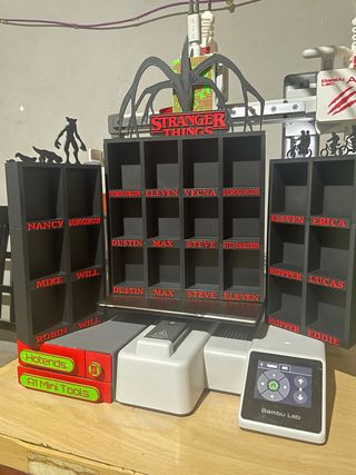 Estantería Funko Pop Stranger Things Bambu Lab