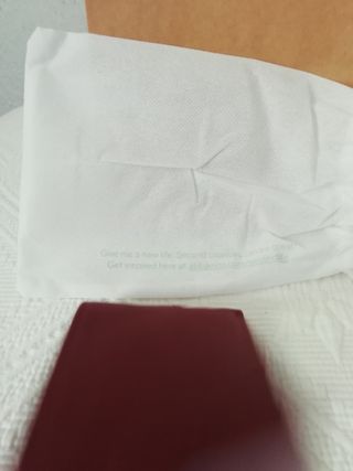 Cartera de piel roja Abaccino